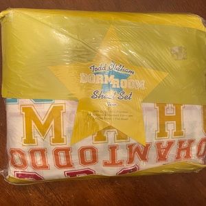 Twin college sheet set